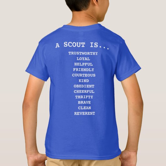 Pack 363 het T-shirt van de Scoutwet (Achterkant)
