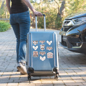 Pack Cat Cute Groovy motivatie quote Grappig Sticker (Koffer Insitu)