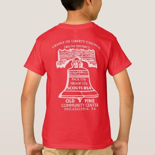 Pack Class B Shirt Child Size - Red (Achterkant)