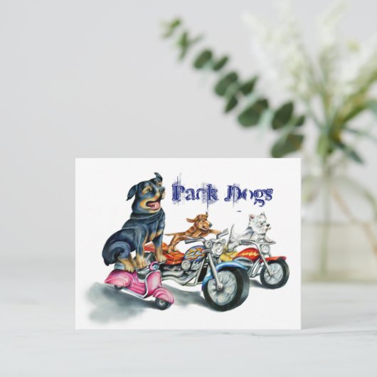 Pack Honden Briefkaart (Staand voorkant)