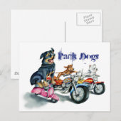 Pack Honden Briefkaart (Voorkant / Achterkant)