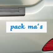 pack ma's Bayern bayrisch bayerisch Bumpersticker (Op auto)