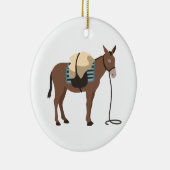 Pack Mule Keramisch Ornament (Rechts)
