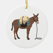 Pack Mule Keramisch Ornament (Voorkant)