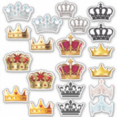 Pack of 20 stickers My crowns (Voorkant)