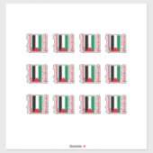 [Pack] Palestine Flag Arabisch & Engels فلسطين Sticker (Vel)