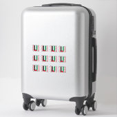[Pack] Palestine Flag Arabisch & Engels فلسطين Sticker (Koffer)