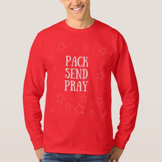 Pack Send Pray Shirt met lange mouwen (Voorkant)