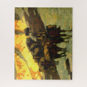 Pack trein Edgar Payne Legpuzzel (Verticaal)