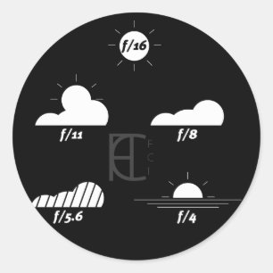 Pack van Sunny 16 stickers DARK