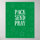 Pack Verstuur Pray Green Poster (Voorkant)