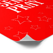 Pack Verstuur Pray Red Poster (Hoek)