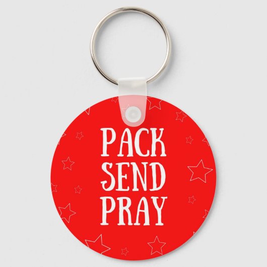 Pack Verstuur Pray Red Sleutelhanger (Voorkant)