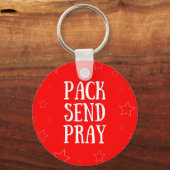 Pack Verstuur Pray Red Sleutelhanger (Achterkant)