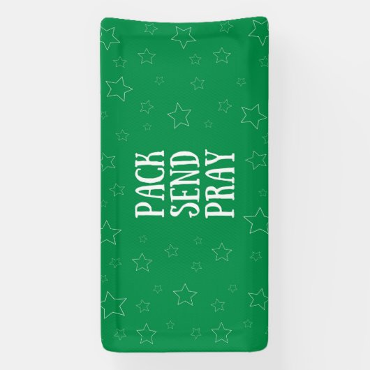 Pack Verstuur Pray Vinyl Banner (Verticaal)