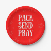 Pack Verzenden Pray Red Paper Bord (Voorkant)
