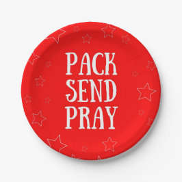 Pack Verzenden Pray Red Paper Bord