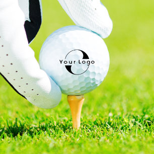 Pack White Modern Company Logo Business Brand Club Golfballen