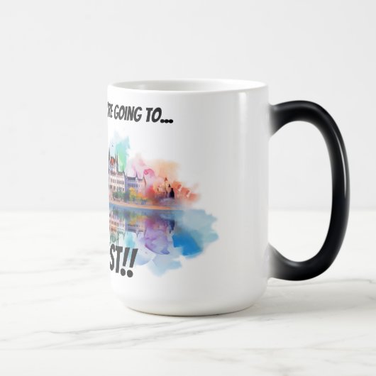 Pack your bags Budapest Magische Mok (Rechts)