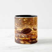 packaging, café banners, stock video thumbnails. tweekleurige koffiemok (Center)