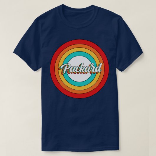 Packard Naam Shirt Packard Circle (Design voorkant)