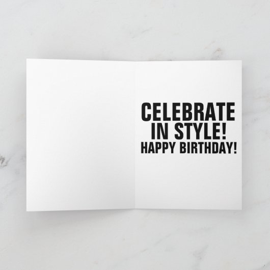 PACKARD VERJAARDAGSKAART VOOR CLASSICER AUTO KAART (Binnen)