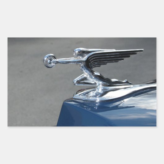 Packard's Flying Lady Ornament Rechthoekige Sticker (Voorkant)