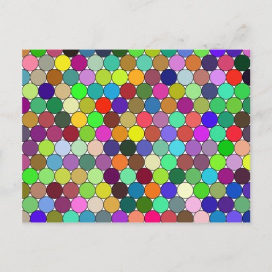 Packed Circles-Briefkaart Briefkaart (Voorkant)
