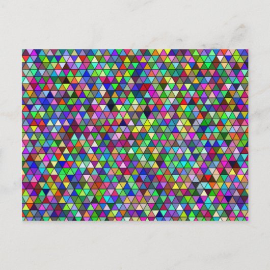 Packed Triangles Briefkaart (Voorkant)