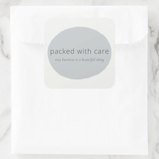 Packed with care tiny business Sticker (Tas)