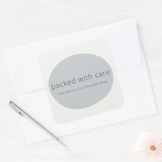 Packed with care tiny business Sticker (Envelop)