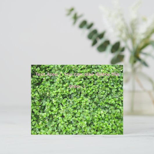 Packed with greenery briefkaart (Staand voorkant)