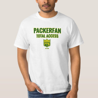 Packerfan Total Access (Klassiek) T-shirt