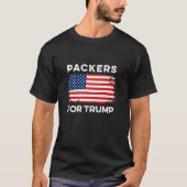 Packers voor Trump Grappige Verkiezing 2024 Stem I T-shirt (Voorkant)