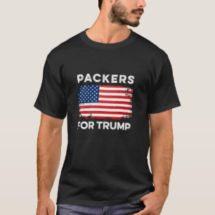 Packers voor Trump Grappige Verkiezing 2024 Stem I T-shirt