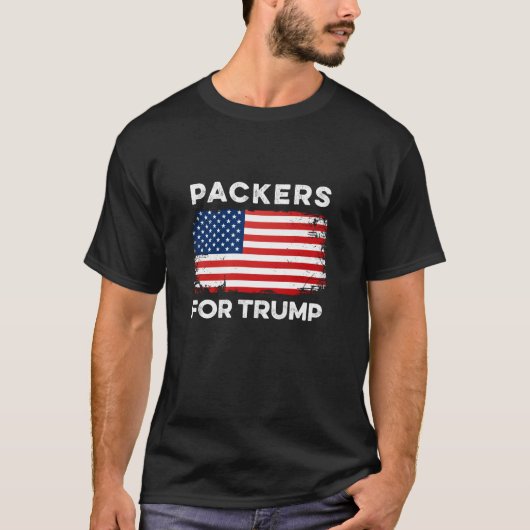 Packers voor Trump Grappige Verkiezing 2024 Stem I T-shirt (Voorkant)