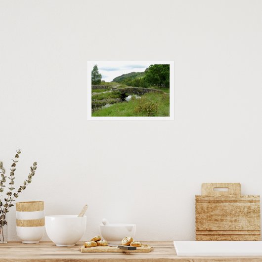 Packhorse Bridge in Watendlath Poster (Keuken)