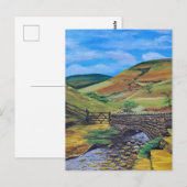 Packhorse Bridge, Jacob's Ladder, Derbyshire Briefkaart (Voorkant / Achterkant)