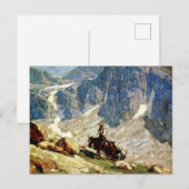 “Packin’ In” Westerse kunst van Edgar Payne Briefkaart (Voorkant / Achterkant)