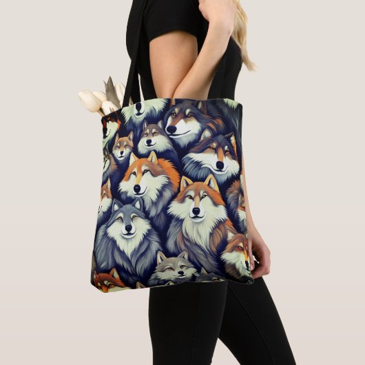 Packing around Wolves Tote Bag (Dichtbij)