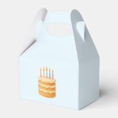 Packing box with a picture of a birthday cake bedankdoosjes (Achterkant)