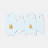 Packing box with a picture of a birthday cake bedankdoosjes (Uitgevouwen)