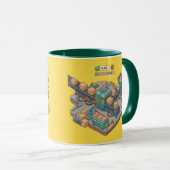 Packingfabriek Hunter Green Combo Mok (Voorkant rechts)