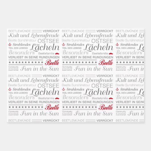 Packpapier Blätter Set Inpakpapier Vel (Voorkant 2)