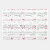 Packpapier Blätter Set Inpakpapier Vel (Voorkant)