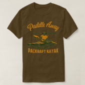 Packraft-Boat Rafting-Kayak Kayaking paddle Packra T-shirt (Design voorkant)