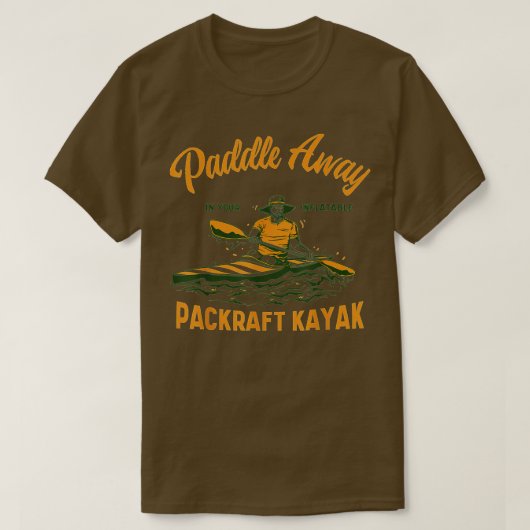 Packraft-Boat Rafting-Kayak Kayaking paddle Packra T-shirt (Design voorkant)