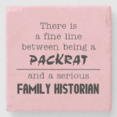 Packrat vs. Family Historian Onderzetters (Voorkant)