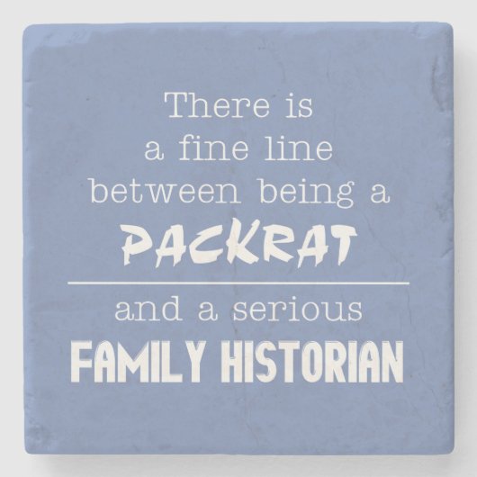 Packrat vs. Family Historian Onderzetters (Voorkant)