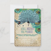 packs met Feathers RSVP Kaartje (Voorkant)